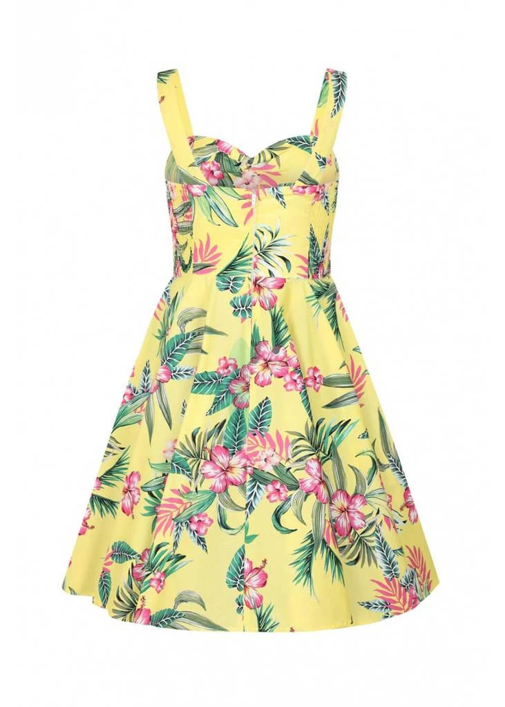 Hell Bunny Kalani 50's Swing Dress Yellow