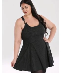 Hell Bunny Benny 60's Mini Dress Black