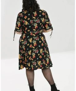 Hell Bunny Aurelia Mid 40's A-Line Dress Black