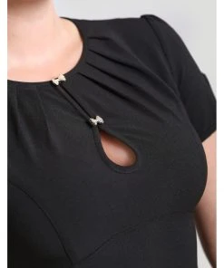 Hell Bunny Riley 40's Swing Dress Black New In