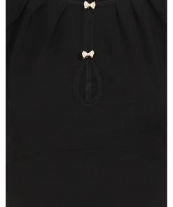 Hell Bunny Riley 40's Swing Dress Black New In