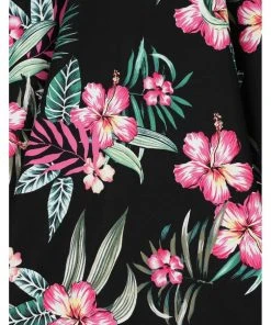 Hell Bunny Kalani 50's Swing Skirt Black