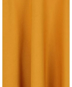 Hell Bunny Amelie 50's Swing Skirt Mustard