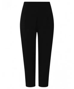 New In Hell Bunny Carlie 50's Cigarette Trousers Black