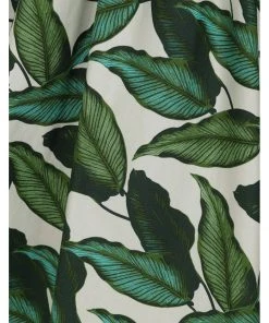 New In Hell Bunny Rainforest 50's Swing Skirt Ivory