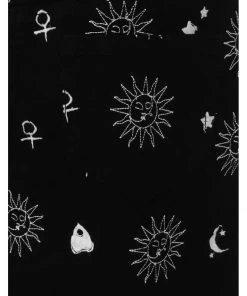 Hell Bunny Oculus Ouija Mini 60's Skirt Black