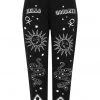 Hell Bunny Ouija Joggers Black New In