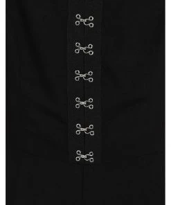 Hell Bunny Tabitha 80's Jumpsuit Black