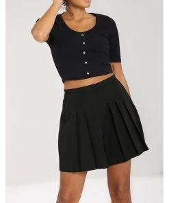 Hell Bunny Skipper 40's Shorts Black New In