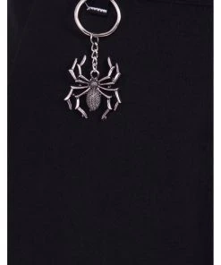 Hell Bunny Miss Muffet Spiderweb Trousers Black New In