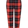 Hell Bunny Clementine Tartan 60's Trousers Orange New In
