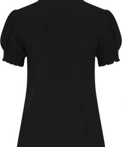 Hell Bunny Trixie Bats Blouse Black