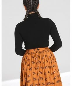 Hell Bunny Spiros 60's Jumper Black