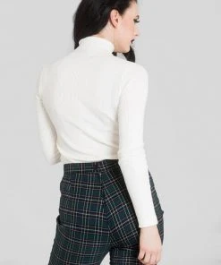 Hell Bunny Spiros 60's Jumper Ivory New In