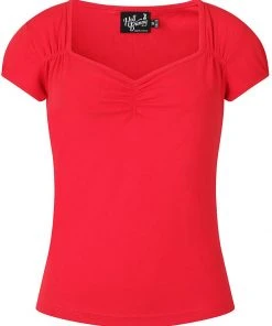 Hell Bunny Mia 50's Top Red