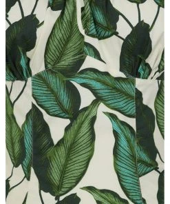 New In Hell Bunny Rainforest 50's Top Ivory