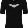 Hell Bunny Bat Top Black New In