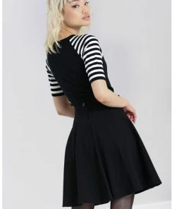 Hell Bunny Fly Away Witch 50's Jumper Black