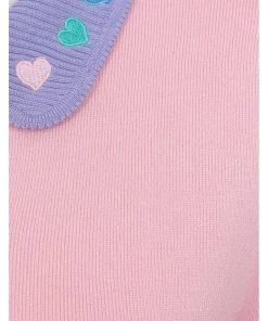 New In Hell Bunny Lollie Hearts 50's Top Pink