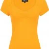 Hell Bunny Mia Top Orange New In