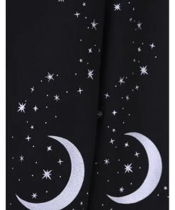 Hell Bunny Interstellar Moon 40's Coat Black New In