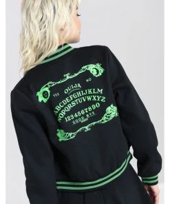 New In Hell Bunny Samara Ouija 50's Jacket Black Green