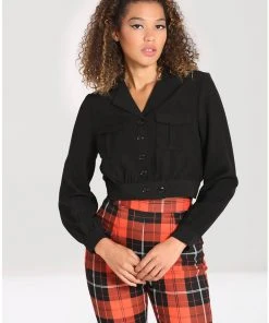 Hell Bunny Ravenwood 40's Jacket Black