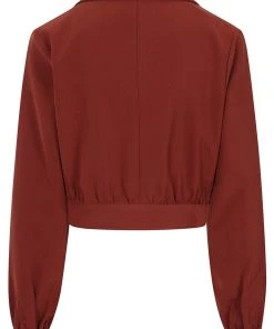 Hell Bunny Ravenwood 40's Jacket Brown