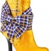 Irregular Choice Party Rosie Lea Boots Mustard New In