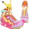 Irregular Choice Pokémon Flames And Bolts High Tops Sneakers Pink New In