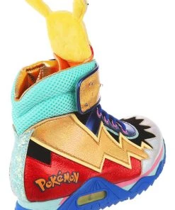 Irregular Choice Pokémon Flames And Bolts High Tops Sneakers Red New In