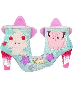 Irregular Choice Pokémon Twinkle Toes Boots Peach