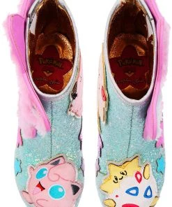 Irregular Choice Pokémon Twinkle Toes Boots Peach