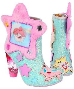 Irregular Choice Pokémon Twinkle Toes Boots Peach