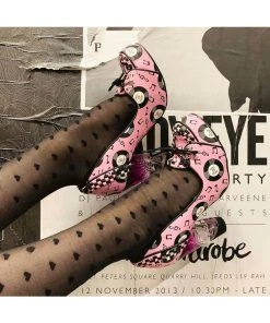 Irregular Choice Rocko Rock 'n Roll 50's Pumps Pink