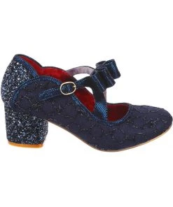 New In Irregular Choice Shining Star 40's Pumps Blue