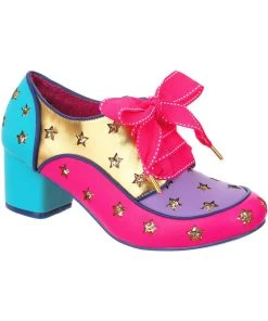 New In Irregular Choice Supernova Stars 60's Pumps In Aqua