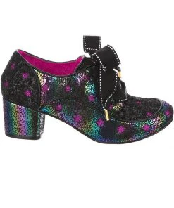 New In Irregular Choice Supernova Stars 60's Pumps Black