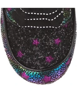New In Irregular Choice Supernova Stars 60's Pumps Black