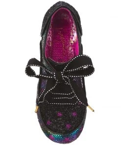 New In Irregular Choice Supernova Stars 60's Pumps Black