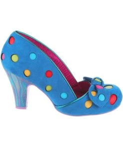 Irregular Choice Spot The Dot Polkadot 50's Pumps Blue