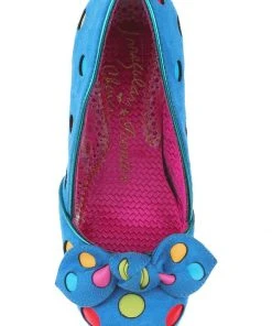 Irregular Choice Spot The Dot Polkadot 50's Pumps Blue