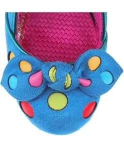 Irregular Choice Spot The Dot Polkadot 50's Pumps Blue