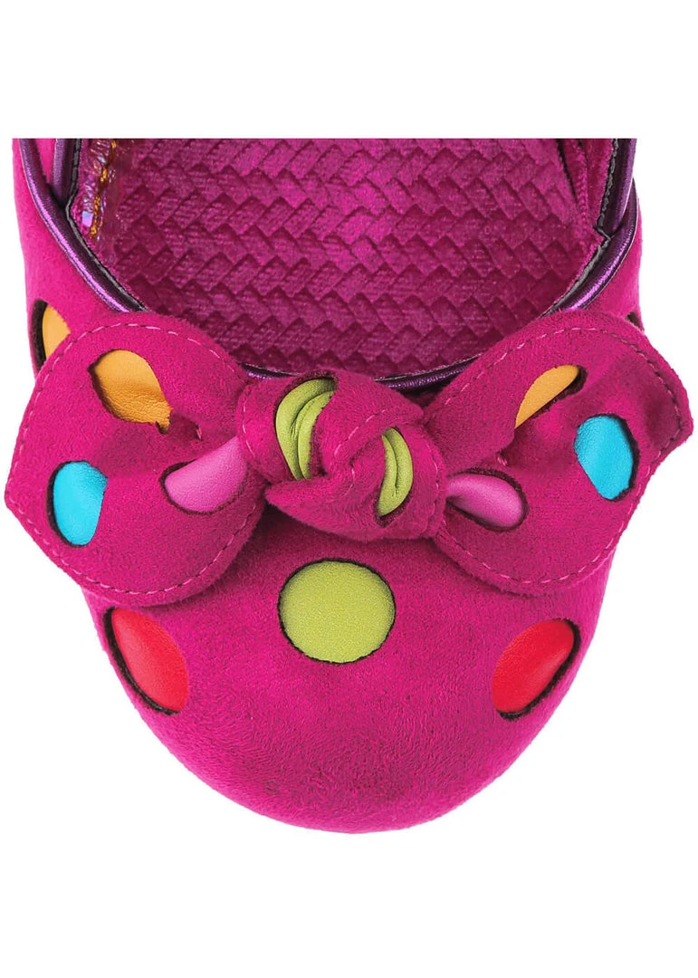 Irregular Choice Spot The Dot Polkadot 50's Pumps Pink