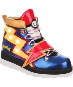 New In Irregular Choice Pokémon Charged Up Sneakers Blue