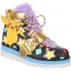 New In Irregular Choice Pokémon Pikachu Party Sneakers Black