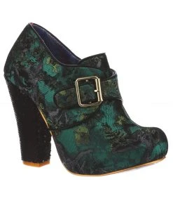 Irregular Choice Licence To Thrill 70's Pumps Green