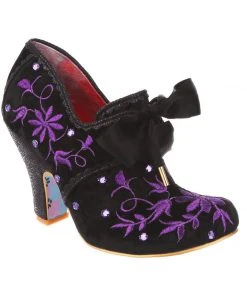 Irregular Choice Penny For Your Thoughts 70's Pumps Black New In