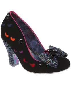 Irregular Choice Halloween Somebody's Watching Me Pumps Black
