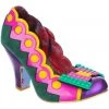 Irregular Choice Play Date 80's Pumps Pink Green